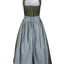 Dirndl with striped apron and clasp