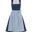 Berwin Long Dirndl 2pcs. 70cm "Dahlia" navy