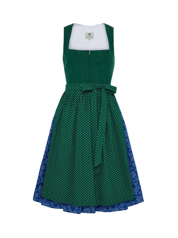 Berwin Maxi Dirndl 2pcs. 75cm "Anika" green