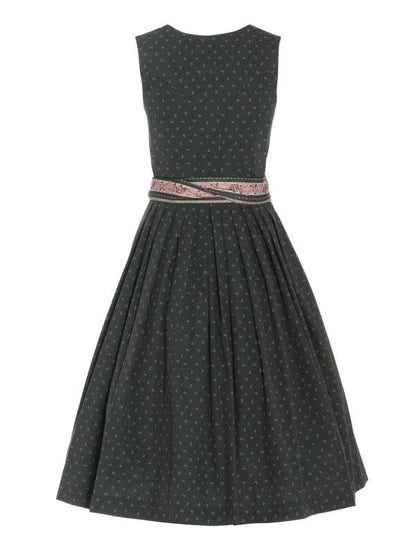 Berwin Long Dirndl 2pcs. 70cm "Elsbeth" olive (size 48)