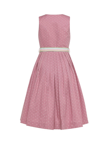 Berwin Long Dirndl 2pcs. 70cm "Rosi" pink