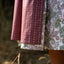 Dirndl with paisley skirt and frog mouth