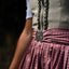 Dirndl with paisley skirt and frog mouth