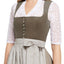 Berwin Velvet Dirndl 2pcs. 80cm "Heike" beige