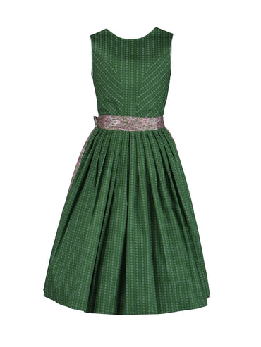 Berwin Long Dirndl 2pcs. 70cm "Carol" green