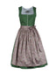Dirndl with paisley print apron