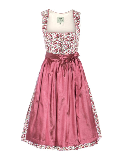 Berwin Long Dirndl 2pcs. 70cm "Anna" red