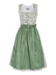 Berwin Long Dirndl 2pcs. 70cm "Anna" green (size 34,36,38,42)