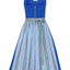 Berwin Long Dirndl 2pcs. 70cm "Marga" blue