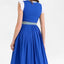 Berwin Long Dirndl 2pcs. 70cm "Marga" blue