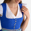 Berwin Long Dirndl 2pcs. 70cm "Marga" blue