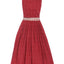 Cotton dirndl with jacquard apron