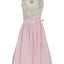 Berwin Long Dirndl 2pcs. 75cm "christel" pink