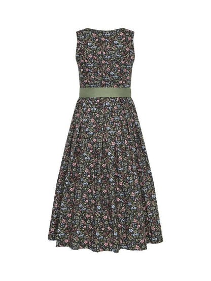 Berwin Long Dirndl 2pcs. 75cm "Jule" olive green