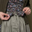 Berwin Long Dirndl 2pcs. 75cm "Jule" olive green (32,34,44,48 USA stock)