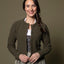 Berwin Long Dirndl 2pcs. 75cm "Jule" olive green (32,34,44,48 USA stock)