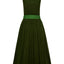 Berwin Corduroy Dirndl 2pcs. 80cm "Renate" green