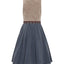 Berwin Velvet Dirndl 2pcs. 80cm "AlpenKay" beige (40,42,46)