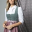 Berwin Long Dirndl 2pcs. 75cm "Lexi" sage (size 36)