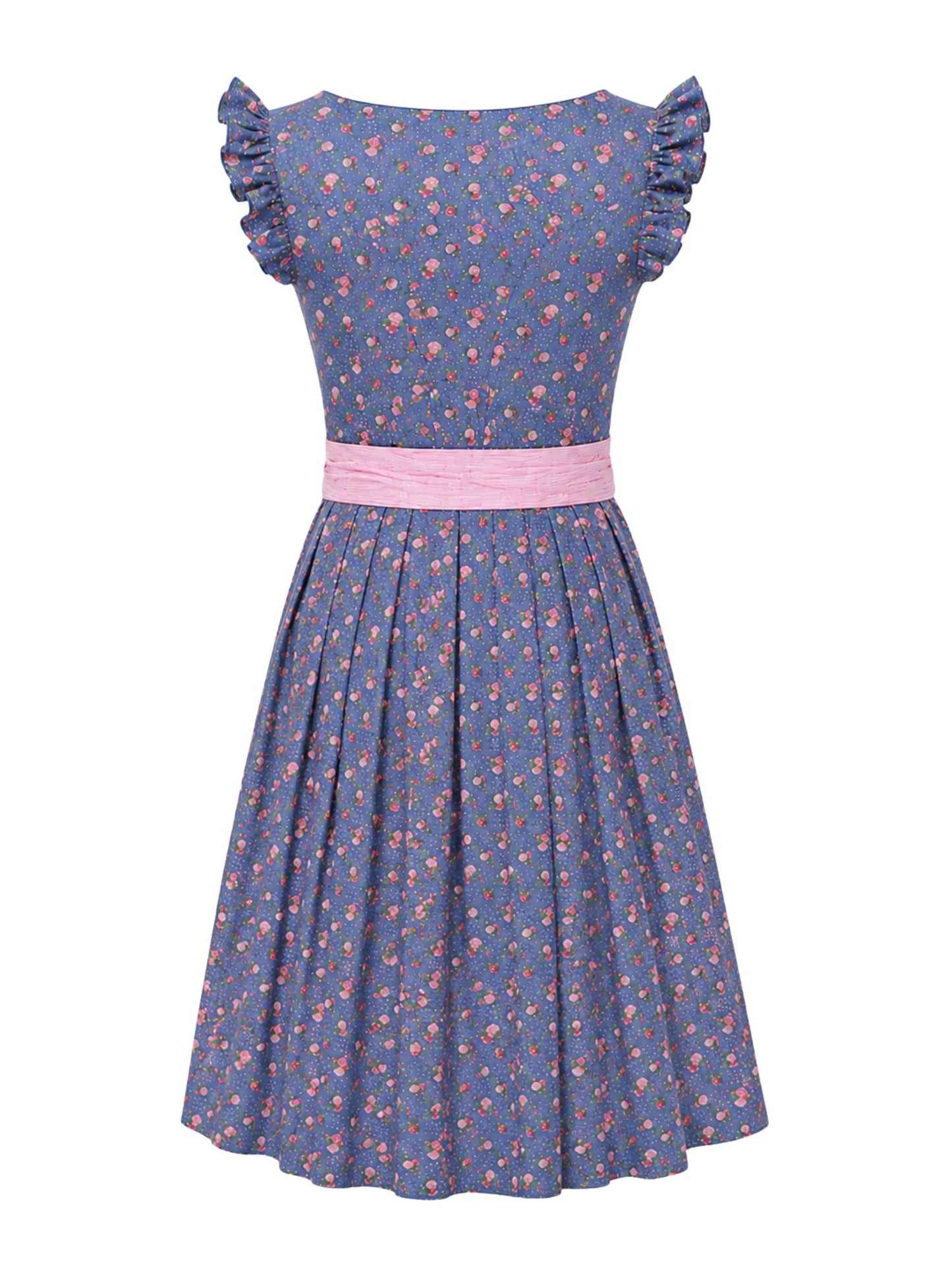 Berwin dirndl Trudi navy blue dress without apron