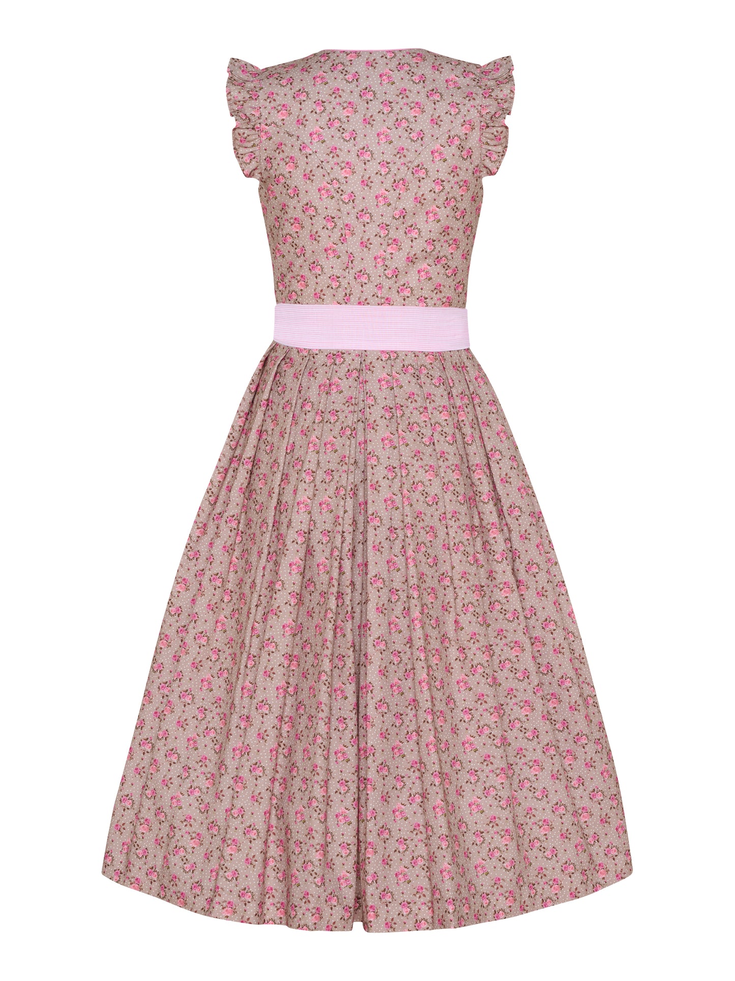Berwin dirndl Ulla taupe dress without apron