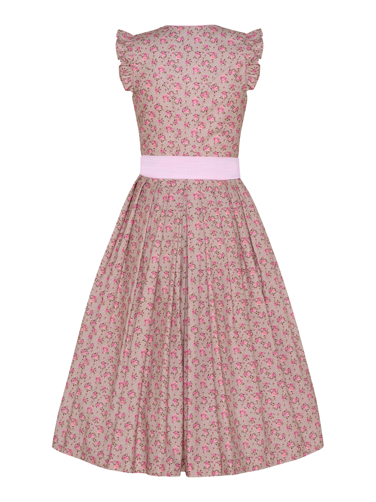 Berwin dirndl Ulla taupe dress without apron