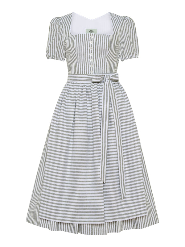 Berwin Maxi Dirndl 2pcs. 80cm "Kara" stripes