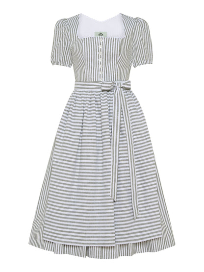 Berwin Maxi Dirndl 2pcs. 80cm "Kara" stripes