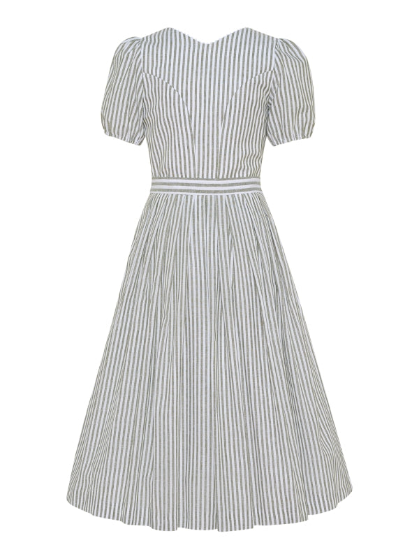 Berwin Maxi Dirndl 2pcs. 80cm "Kara" stripes