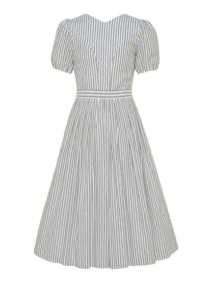 Berwin Maxi Dirndl 2pcs. 80cm "Kara" stripes