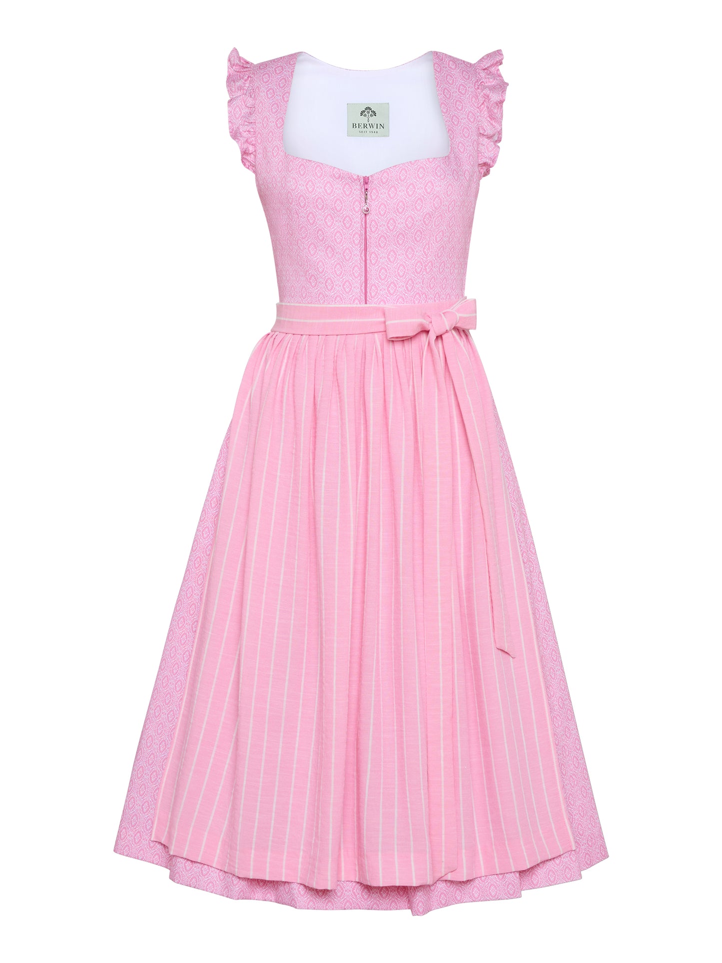 Berwin dirndl Heidi pink front