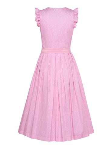 Berwin dirndl Heidi pink dress without apron