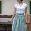Berwin Long Dirndl 2pcs. 75cm "Terresa" blue/green