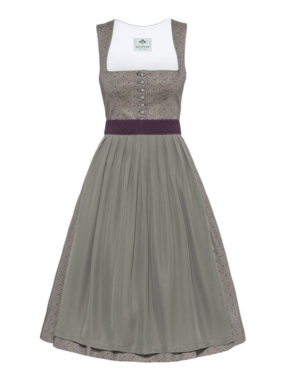Berwin Long Dirndl 75cm Vroni olive green — front