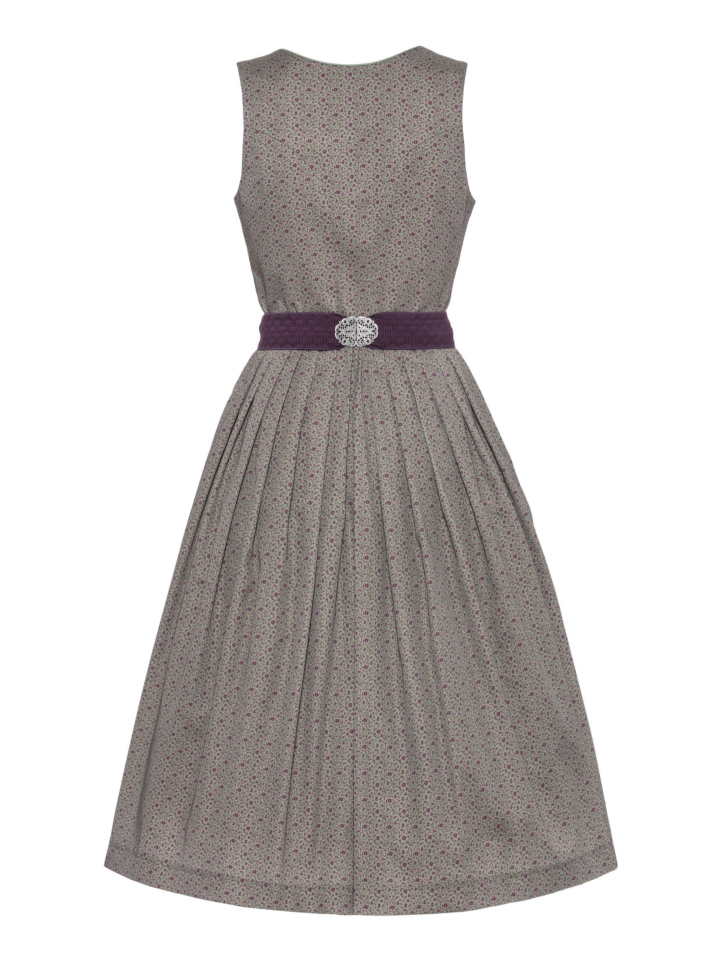 Berwin Long Dirndl 75cm Vroni olive green — back