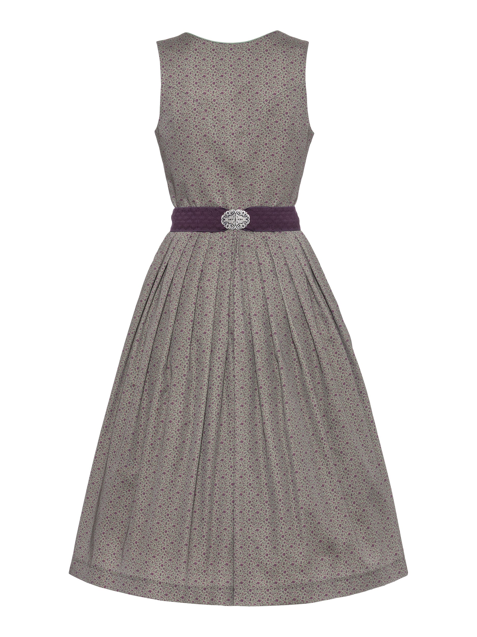 Berwin Long Dirndl 75cm Vroni olive green — back