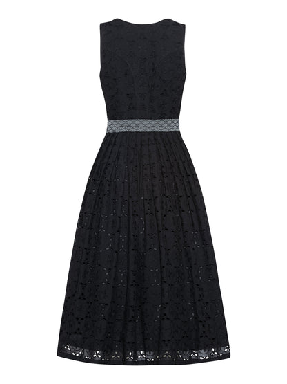 Berwin Maxi Dirndl 80cm Bettina black — back