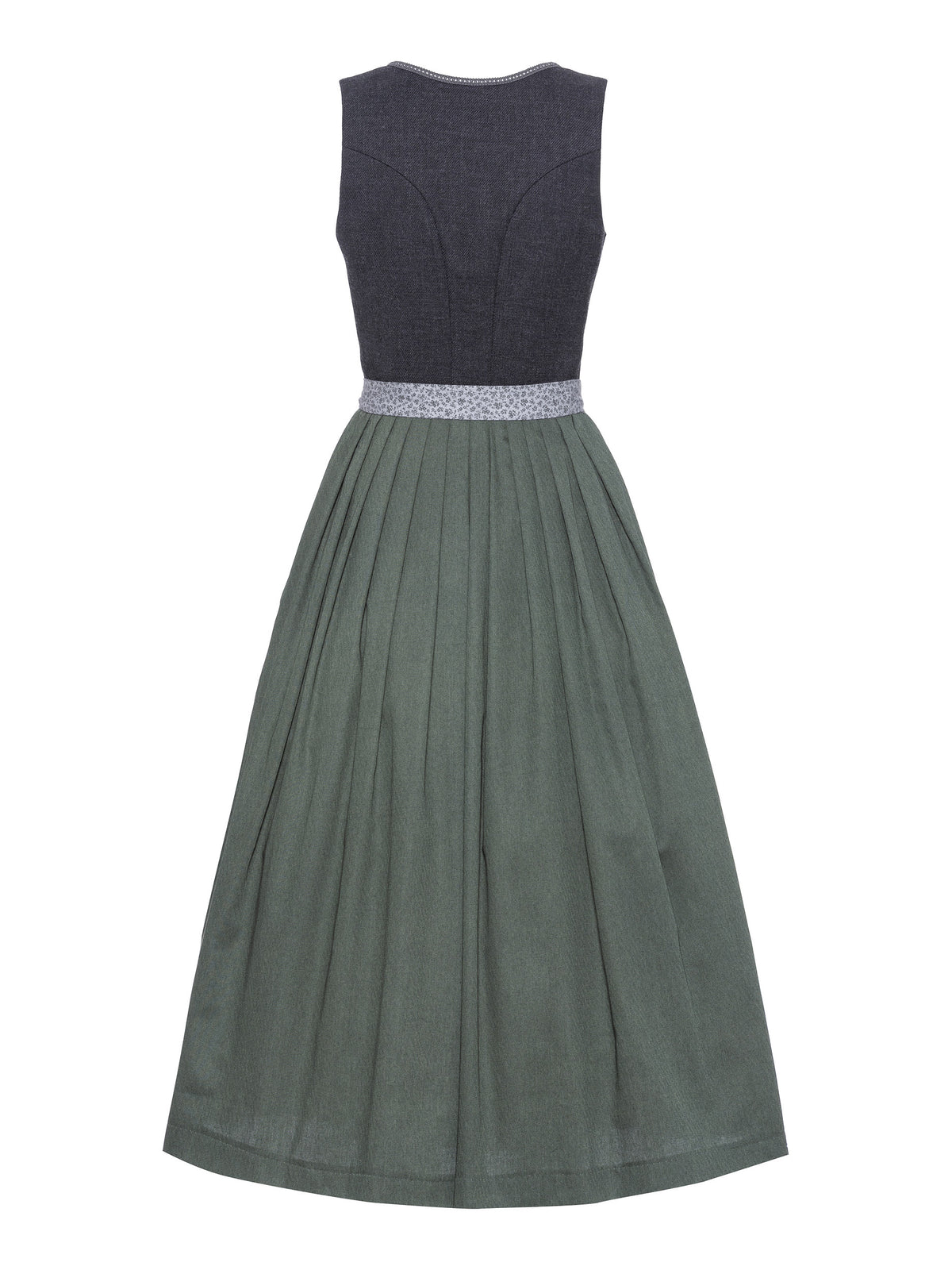 Berwin Maxi Dirndl 90cm Tilda anthracite — back