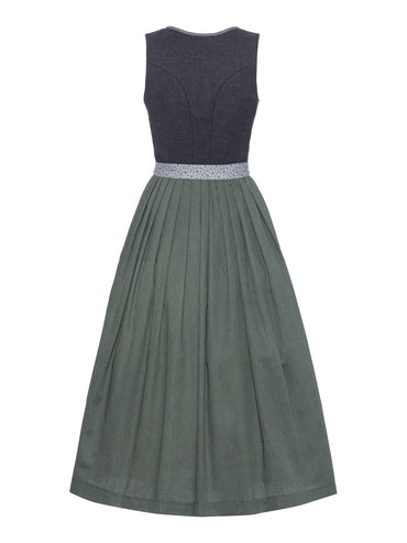 Berwin Maxi Dirndl 90cm Tilda anthracite — back