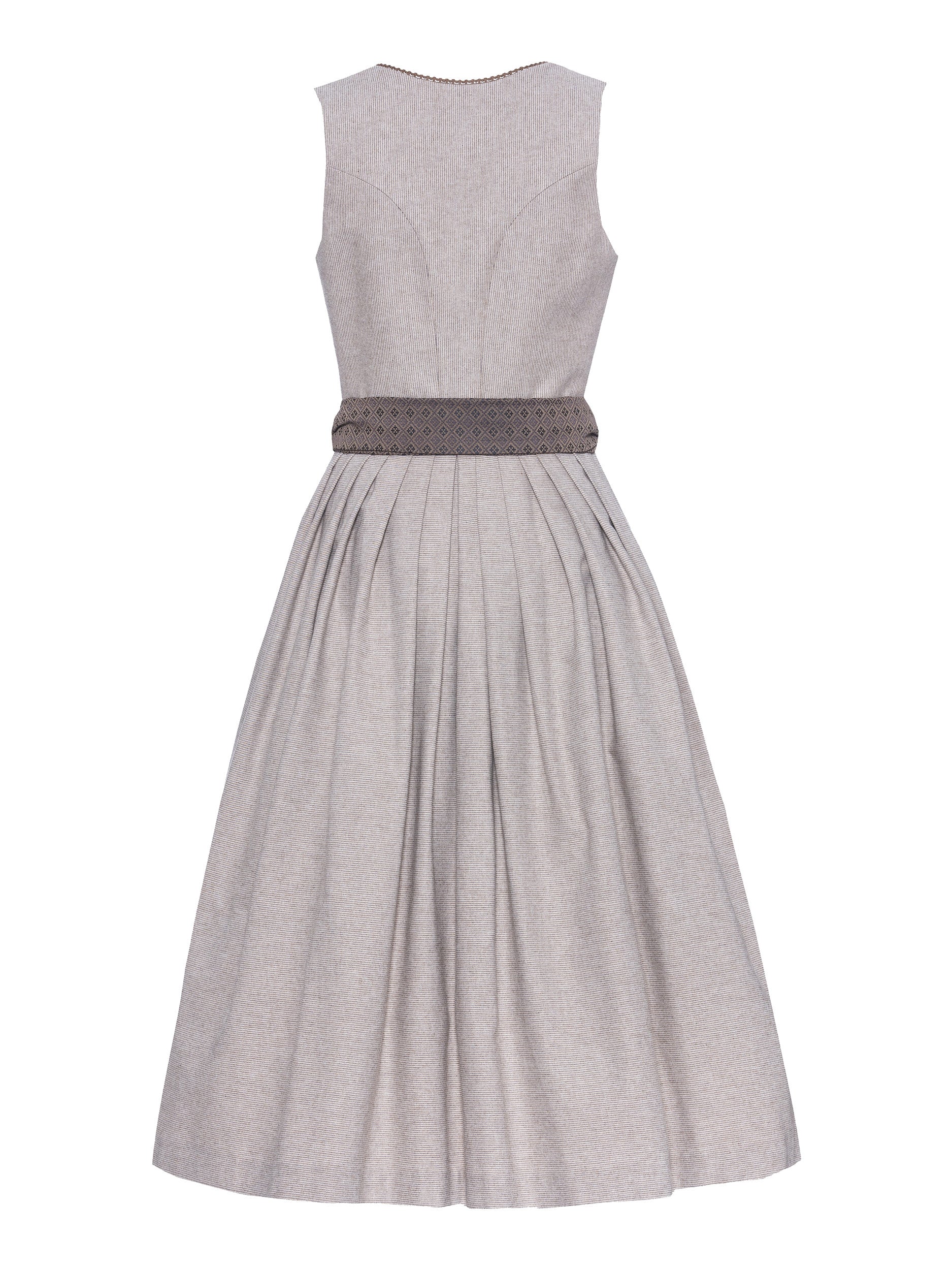 Berwin Maxi Dirndl 80cm Thekla taupe — back