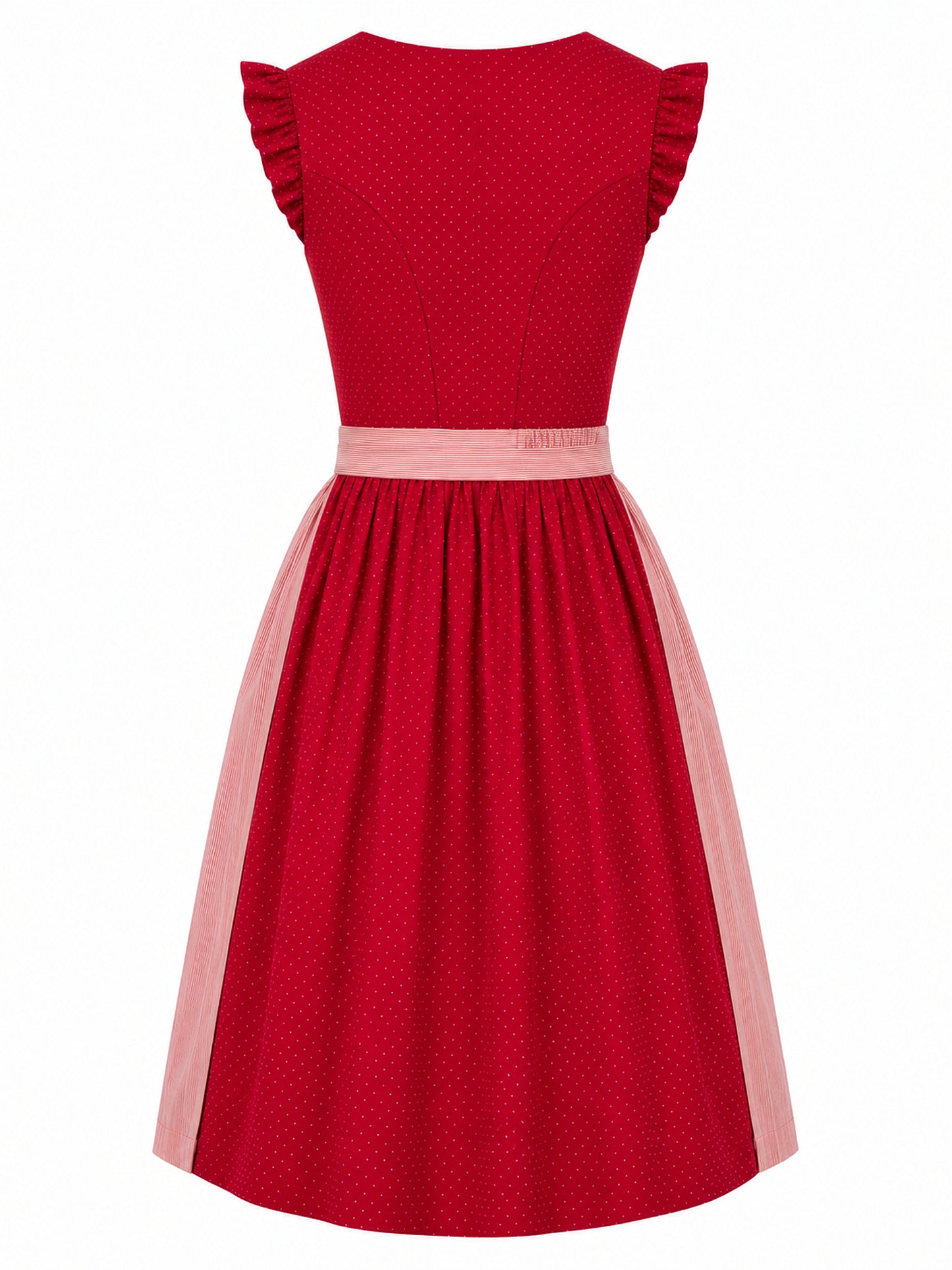 Berwin dirndl Kathi red dress without apron
