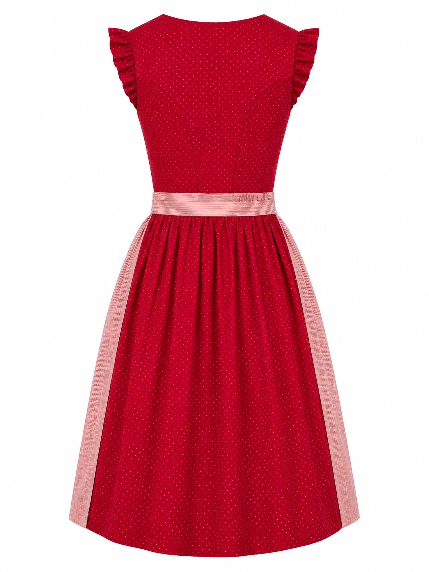 Berwin dirndl Kathi red dress without apron