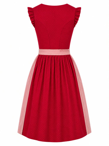 Berwin dirndl Kathi red dress without apron