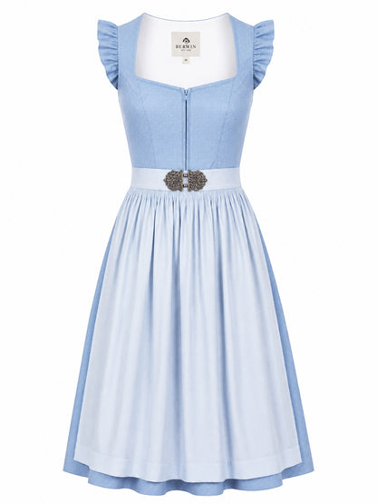 Berwin dirndl Anja light blue front