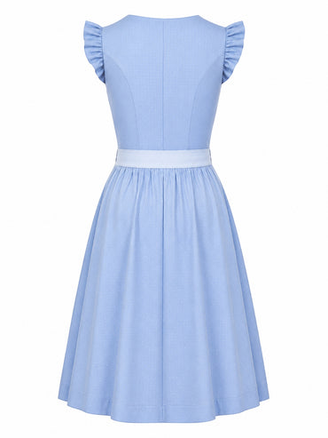 Berwin dirndl Anja light blue dress without apron