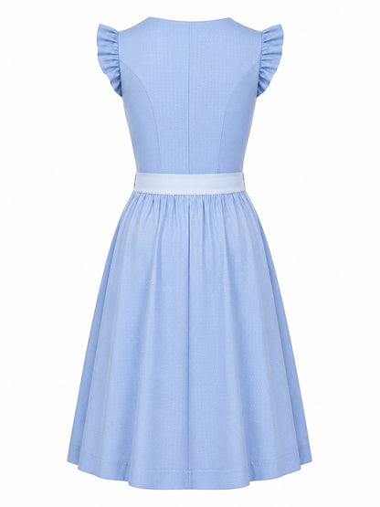 Berwin dirndl Anja light blue dress without apron