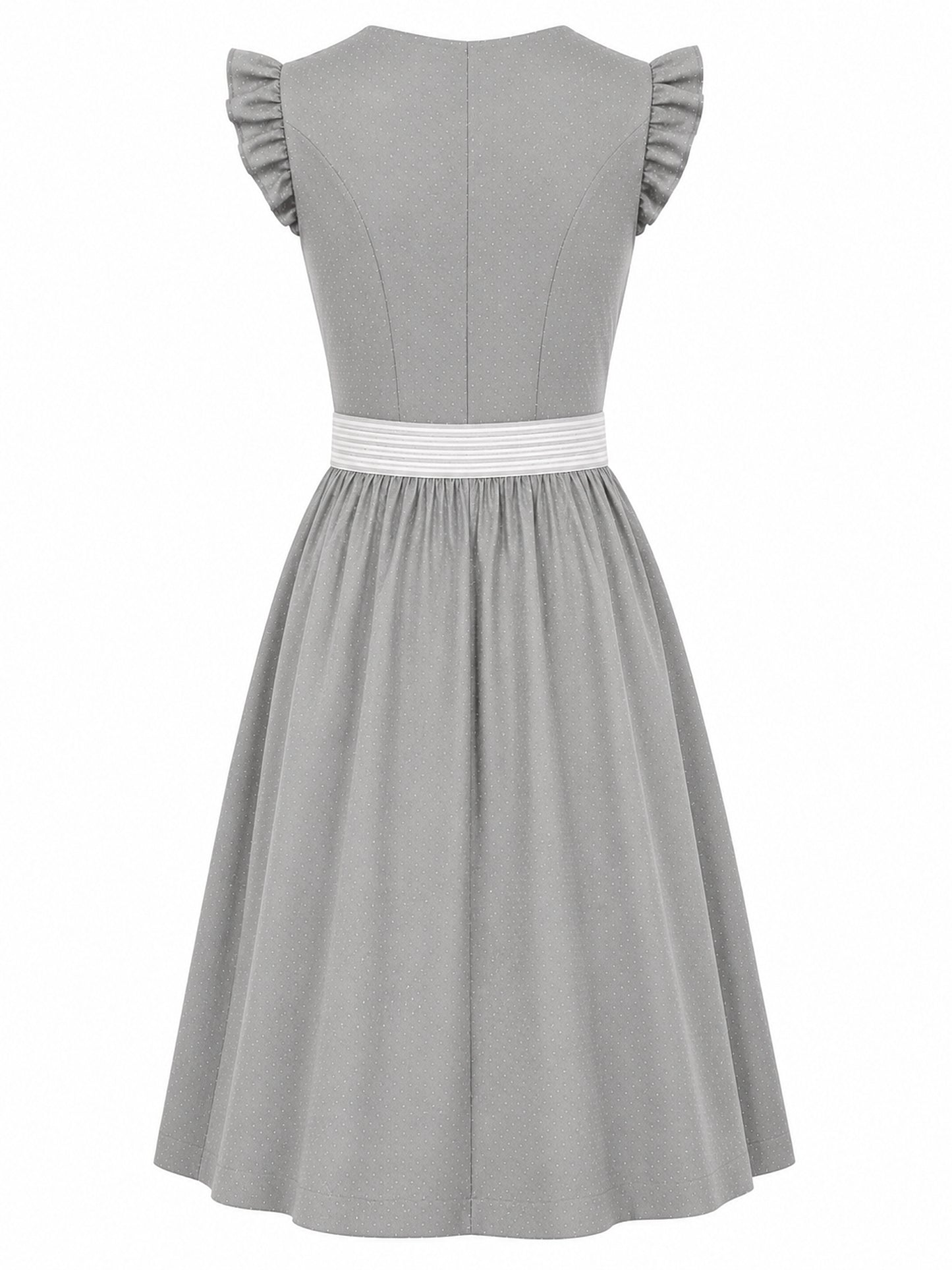 Berwin dirndl Silke silver-grey dress without apron