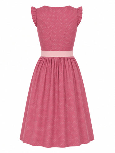 Berwin dirndl Leni pink dress without apron