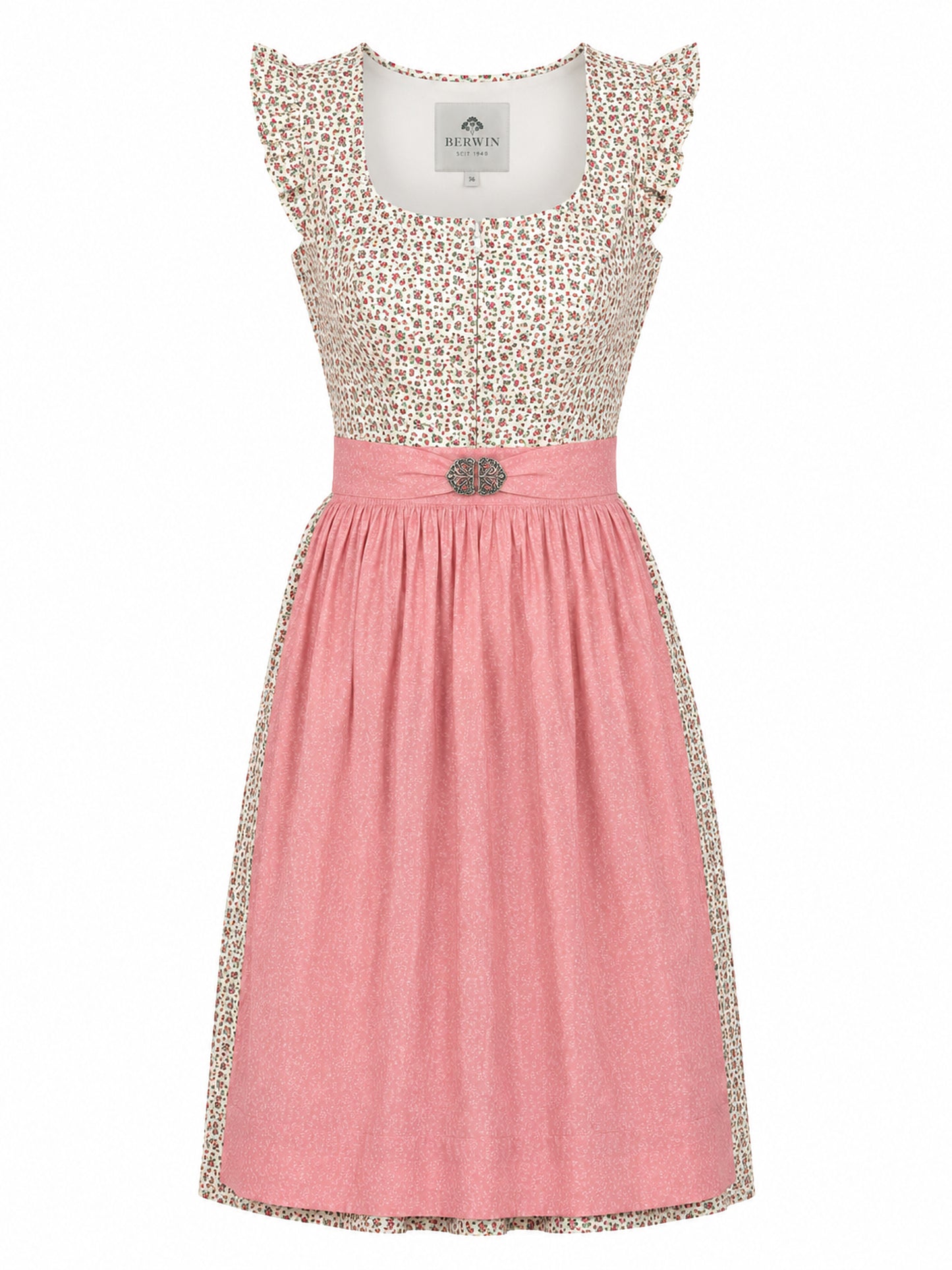 Berwin floral dirndl Mitzi pink front