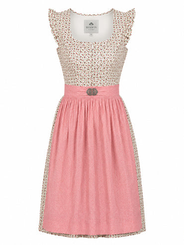 Berwin floral dirndl Mitzi pink front
